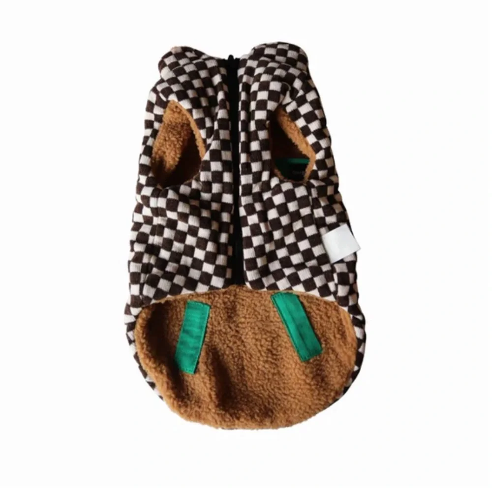 Reversible Checkered Dog Vest